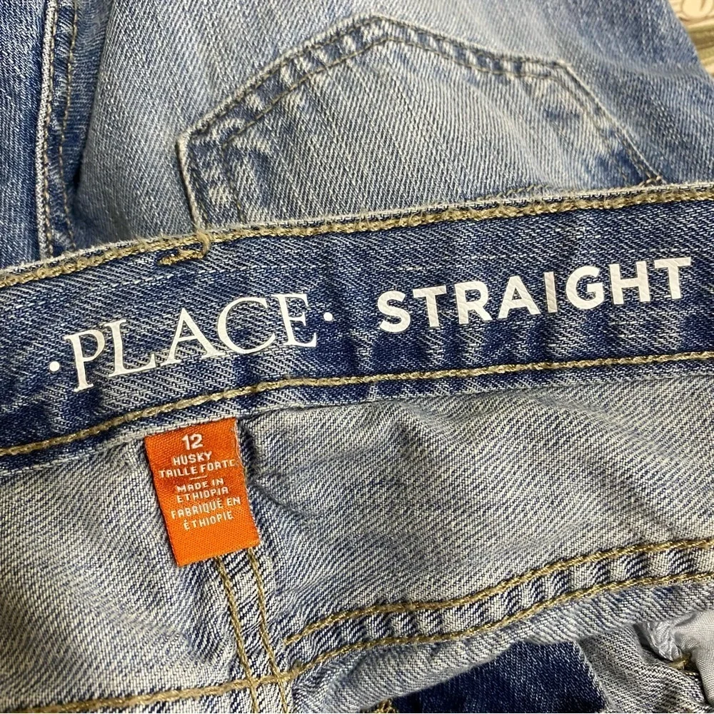 Children’s Place Lightly Worn Condition Kids Husky Straight Leg Jeans